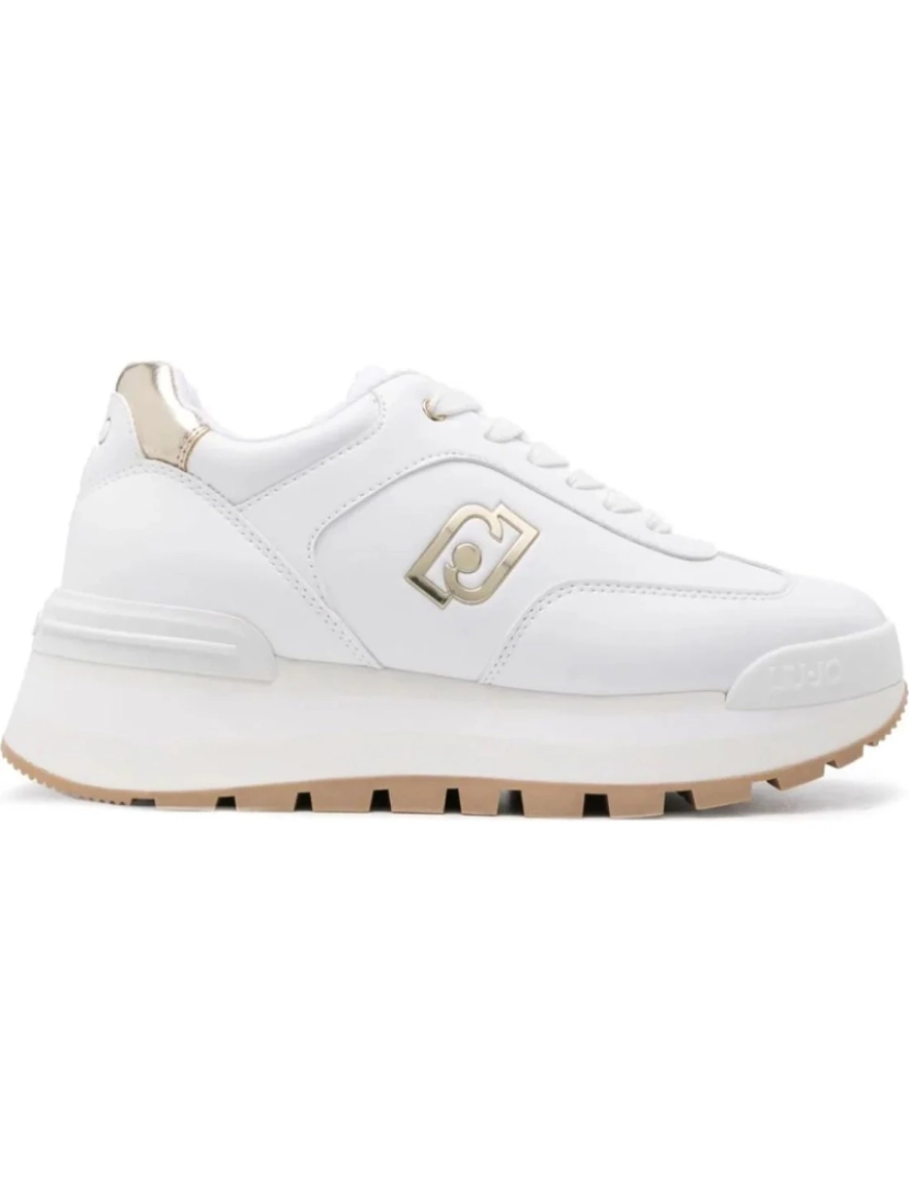 imagem de Liu Jo Branco Trainers sapatos femininos3