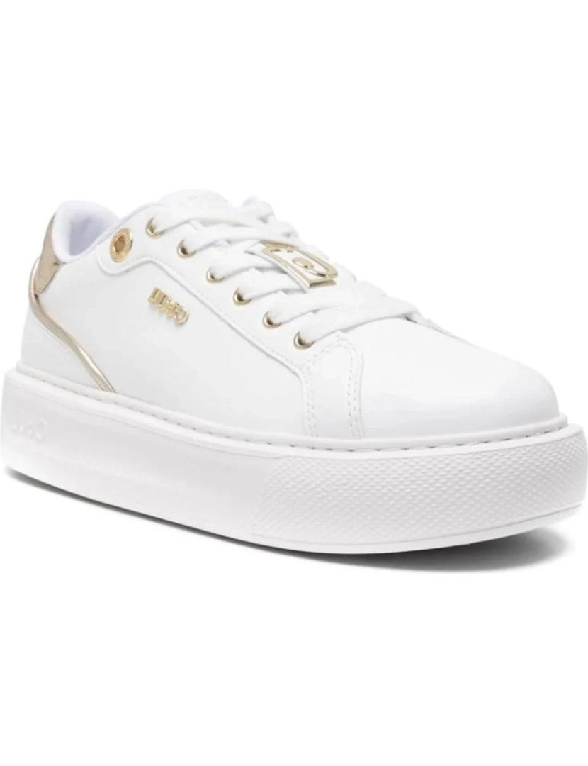 imagem de Liu Jo Branco Trainers sapatos femininos2