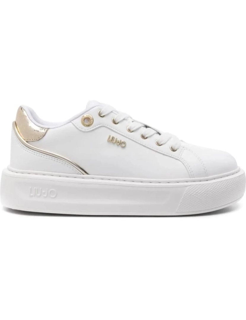 imagem de Liu Jo Branco Trainers sapatos femininos3