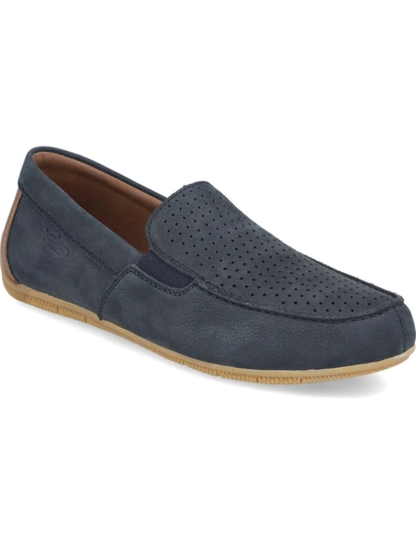 imagem de Rieker Blue Moccasins Calçados Masculinos2