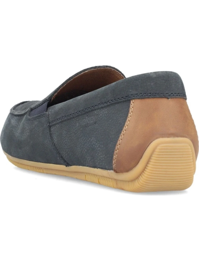 imagem de Rieker Blue Moccasins Calçados Masculinos4