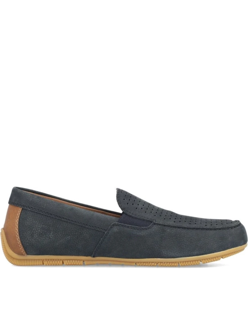 imagem de Rieker Blue Moccasins Calçados Masculinos6