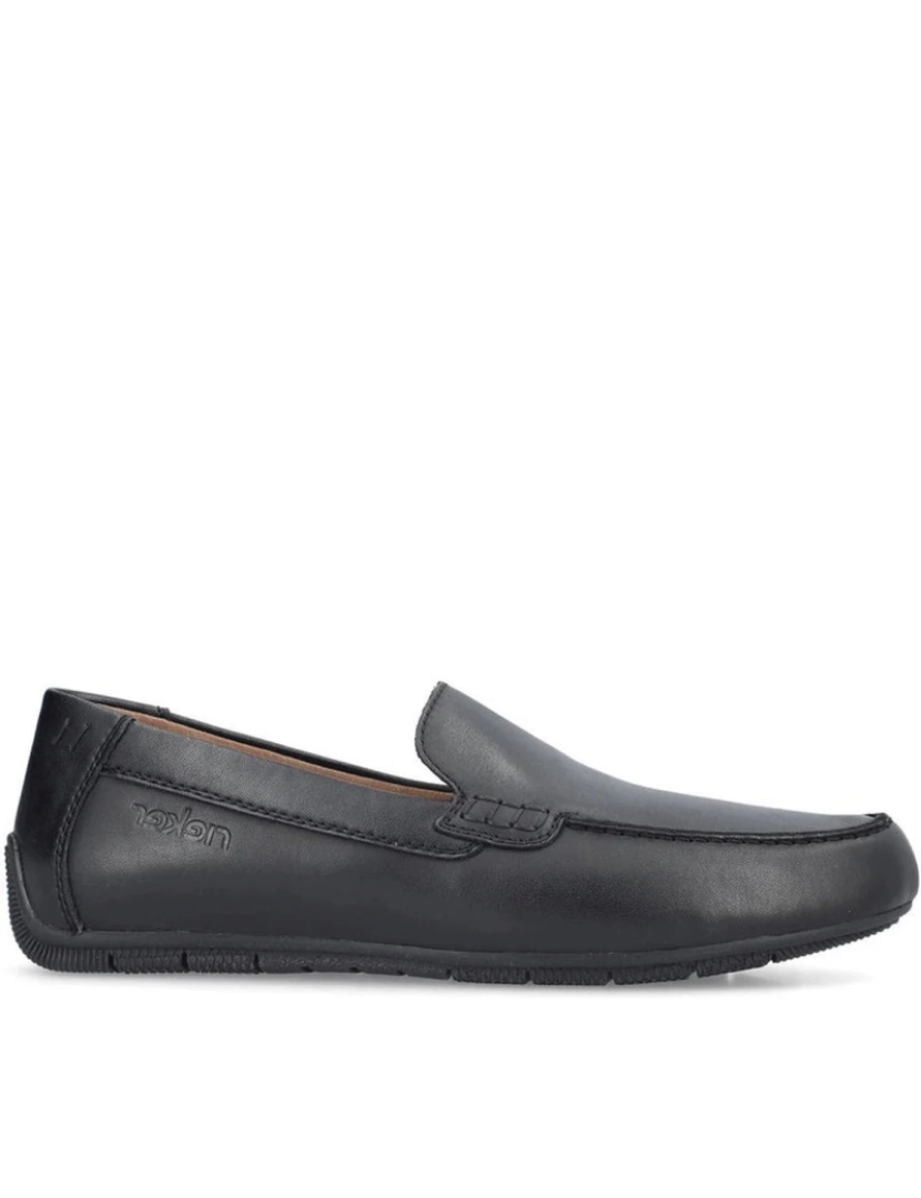 imagem de Rieker Black Moccasins Calçados Masculinos3