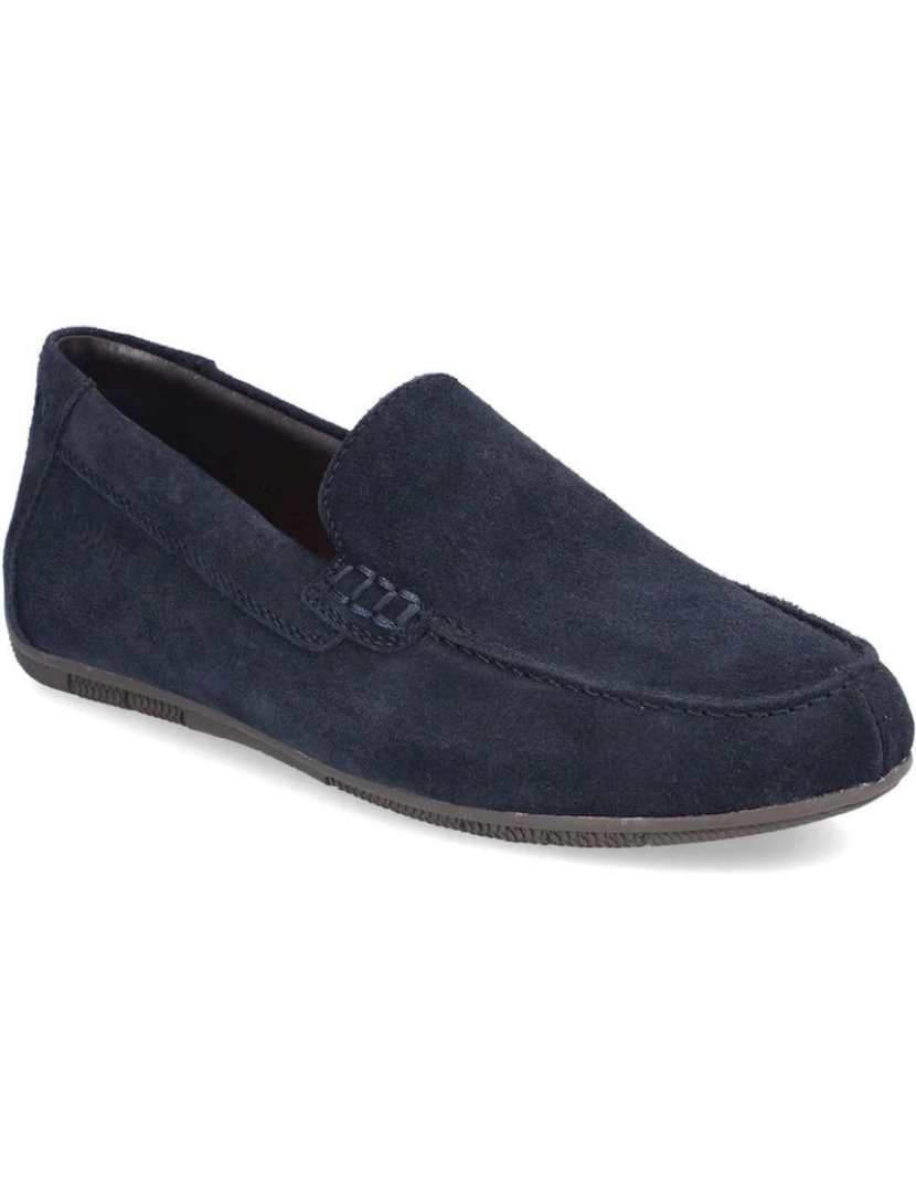 imagem de Rieker Blue Moccasins Calçados Masculinos2