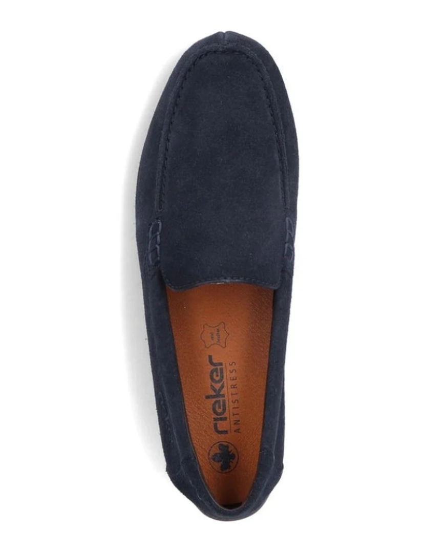 imagem de Rieker Blue Moccasins Calçados Masculinos5