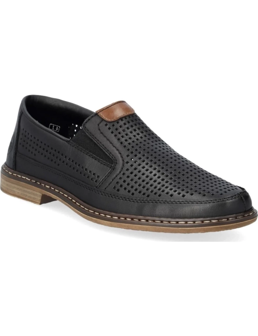 Rieker - Rieker Preto Formal Shoes Calçados Masculinos