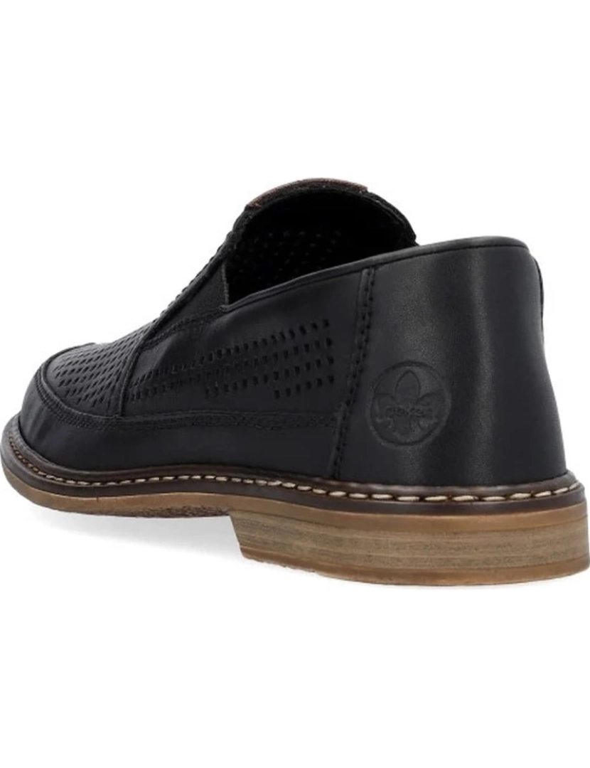 imagem de Rieker Preto Formal Shoes Calçados Masculinos5