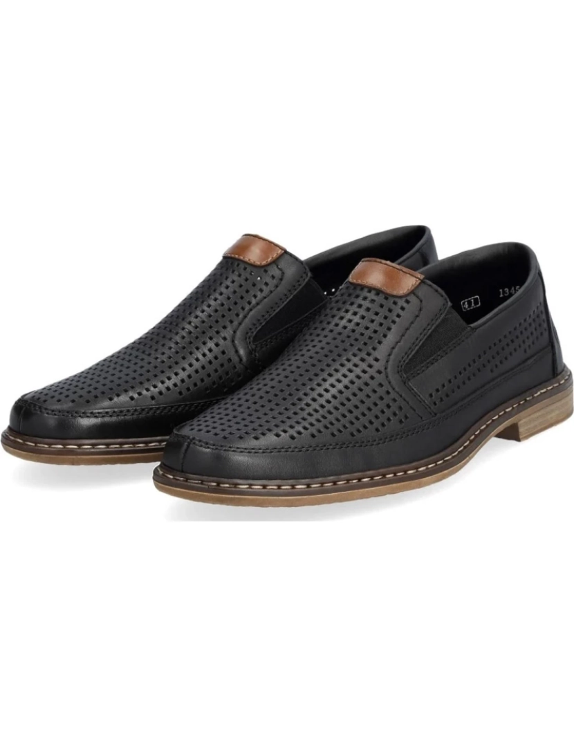 imagem de Rieker Preto Formal Shoes Calçados Masculinos6