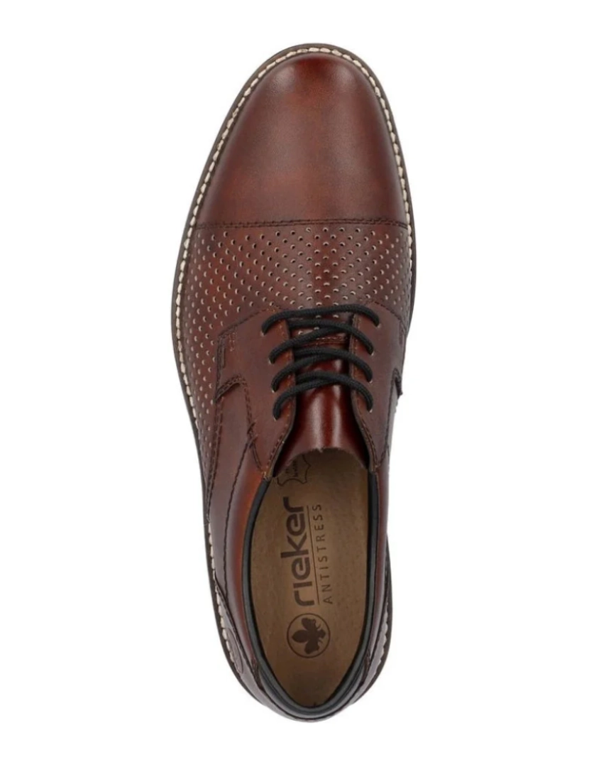 imagem de Rieker Brown Formal Shoes Calçados Masculinos5