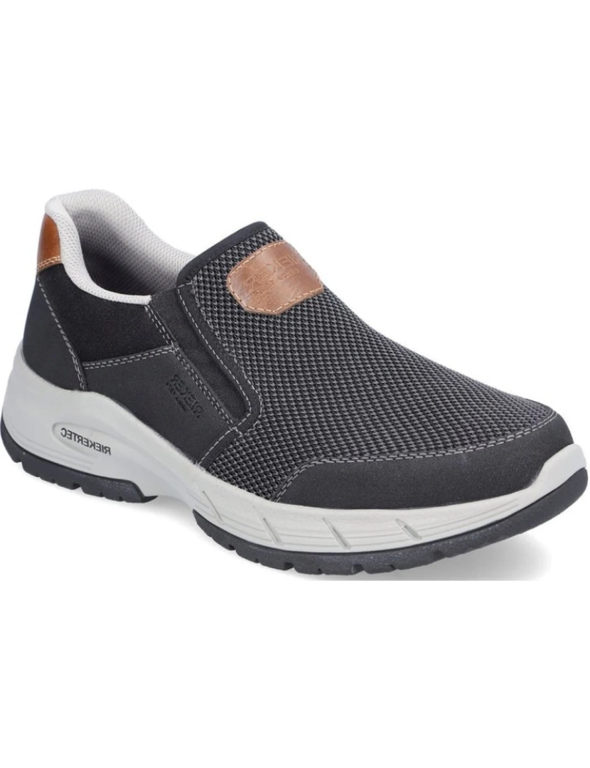 Rieker - Treinadores Rieker Black Calçados Masculinos