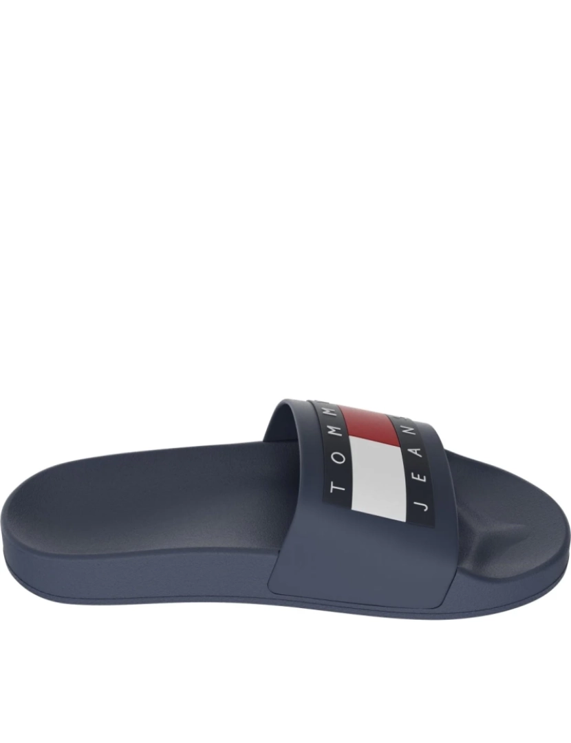 imagem de Tommy Jeans Blue Flip Flops sapatos masculinos5