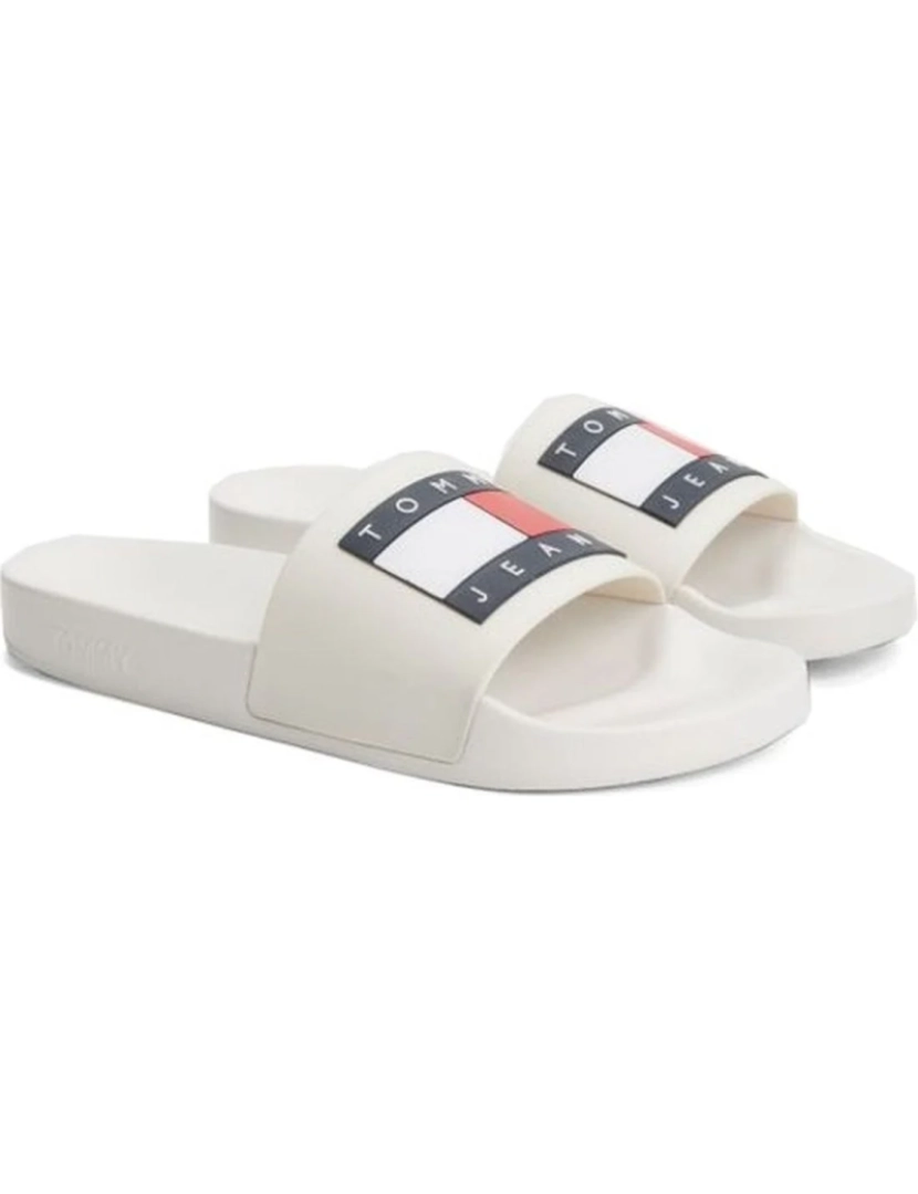 Tommy Jeans - Tommy Jeans Bege Chinelos sapatos masculinos