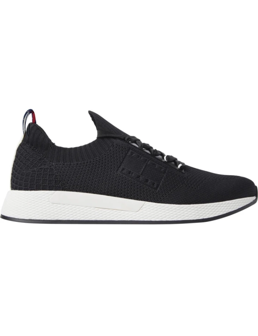 imagem de Tommy Jeans Black Trainers Calçados Masculinos3