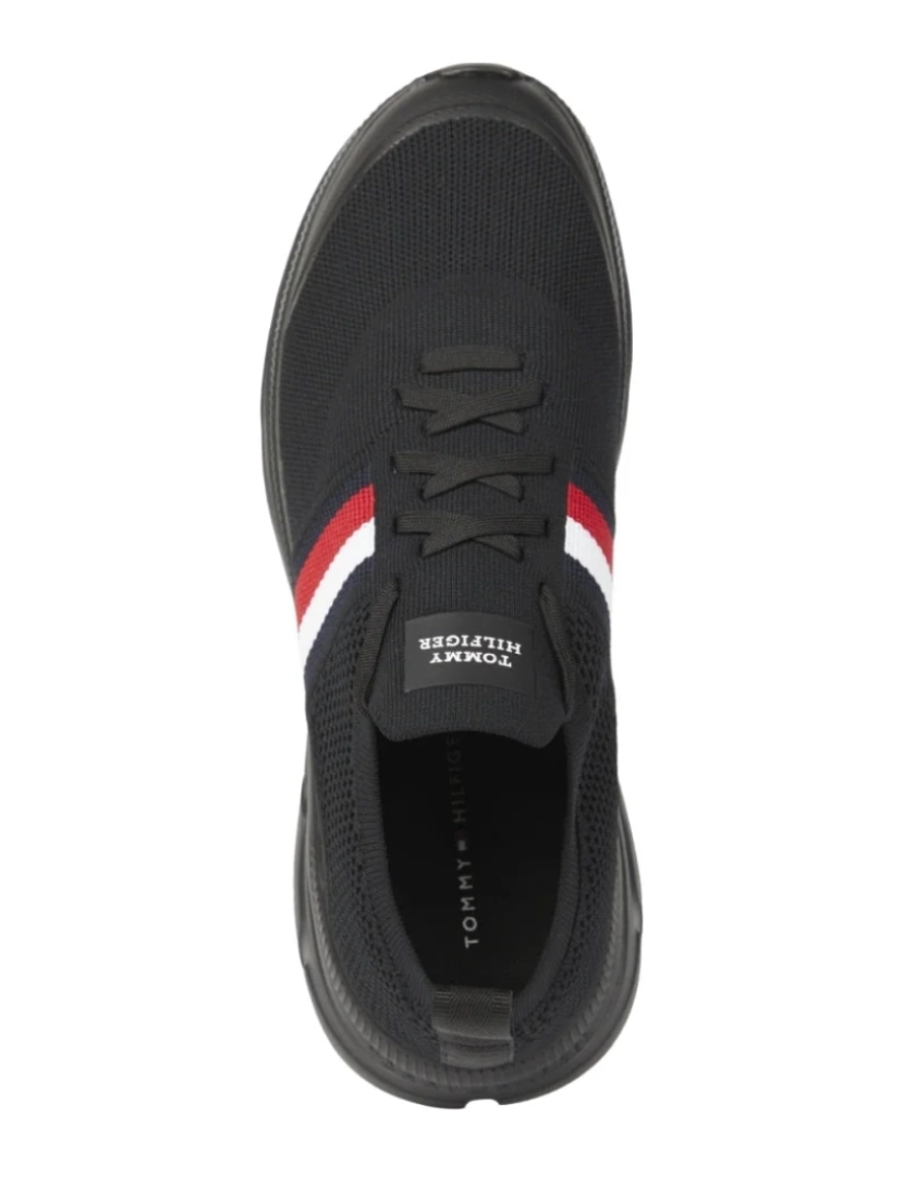 imagem de Tommy Hilfiger Preto Trainers Calçados Masculinos3