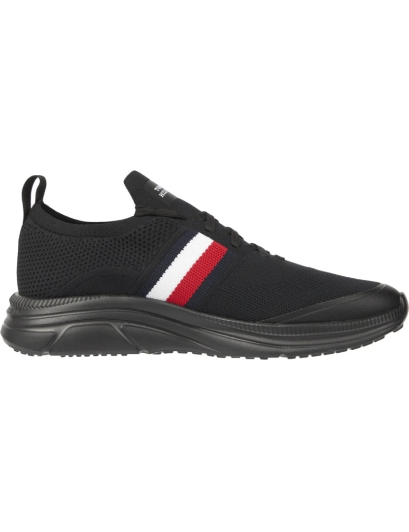 imagem de Tommy Hilfiger Preto Trainers Calçados Masculinos5