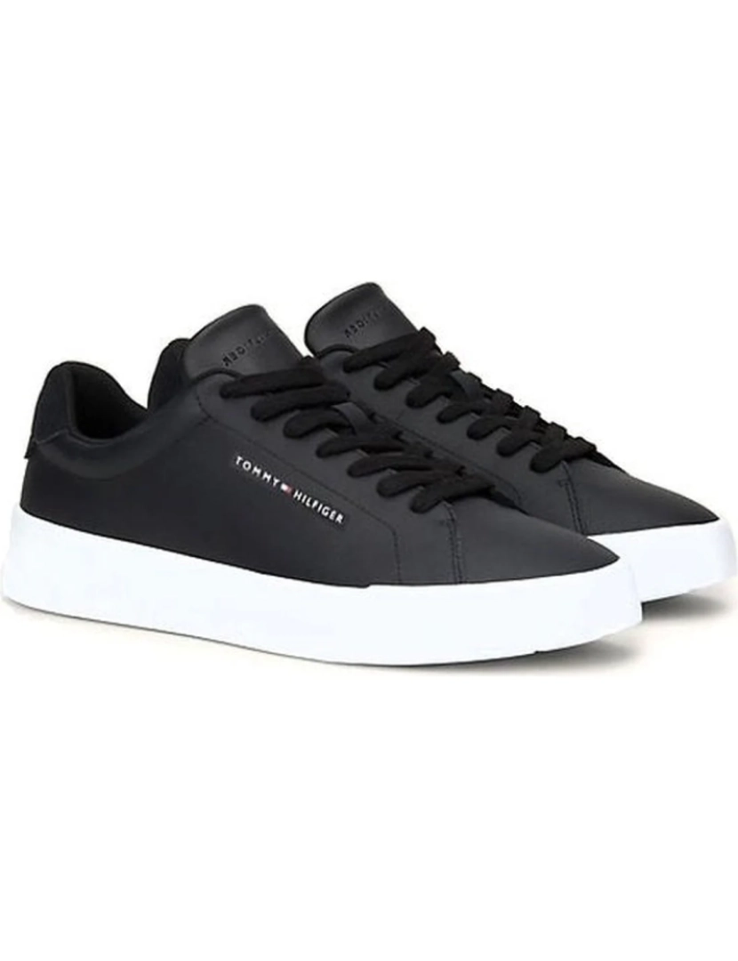 Tommy Hilfiger - Tommy Hilfiger Preto Trainers Calçados Masculinos