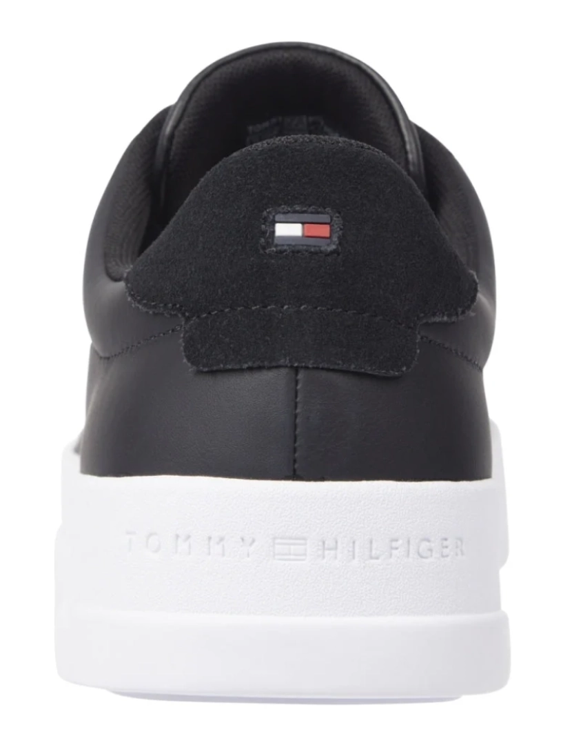 imagem de Tommy Hilfiger Preto Trainers Calçados Masculinos5