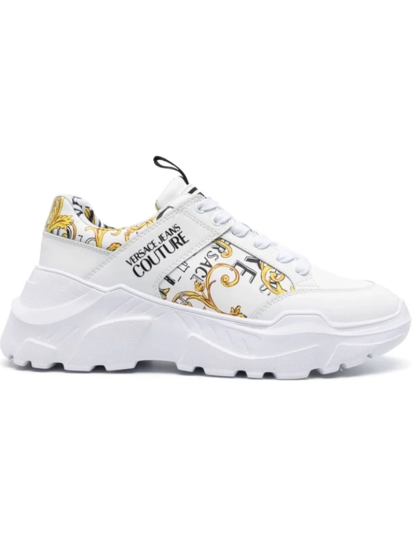 imagem de Versace Jeans Couture White Trainers Calçados Masculinos3