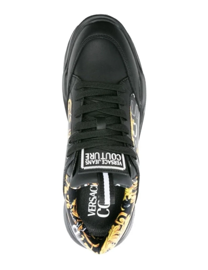 imagem de Versace Jeans Couture Preto Trainers Calçados Masculinos5