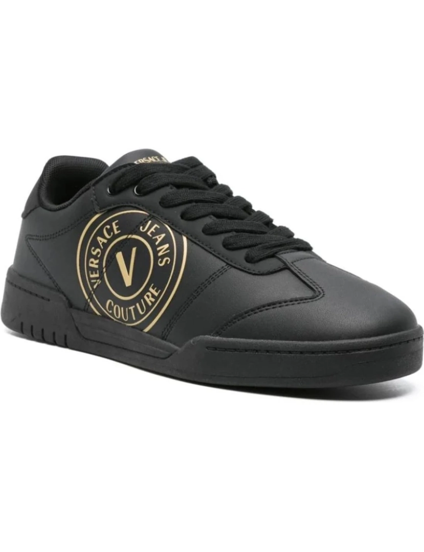 Versace Jeans Couture - Versace Jeans Couture Preto Trainers Calçados Masculinos