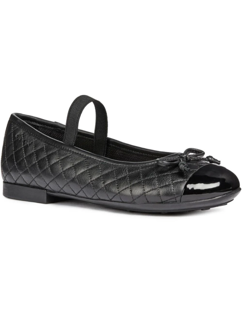 Geox - Geox Black Flats Calçados Femininos