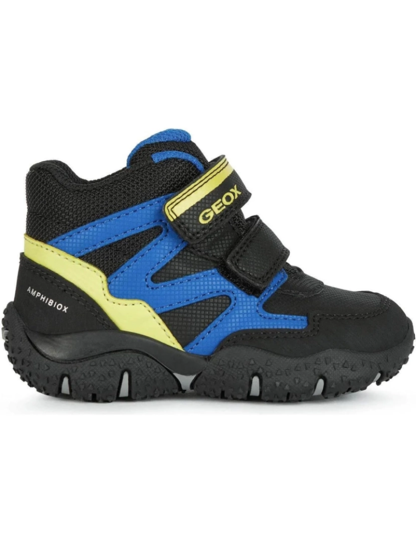 Geox - Geox Preto Botas Meninos Sapatos