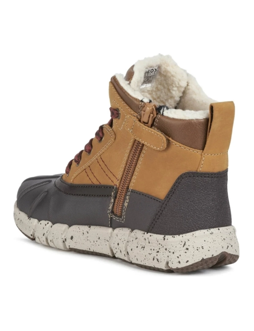 imagem de Geox Brown Botas Meninos Sapatos4