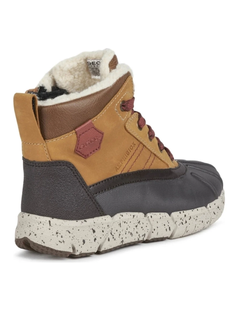 imagem de Geox Brown Botas Meninos Sapatos5