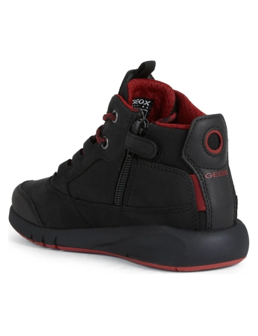 imagem de Geox Preto Botas Meninos Sapatos4