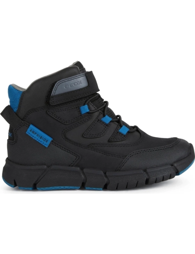 imagem de Geox Preto Botas Meninos Sapatos2