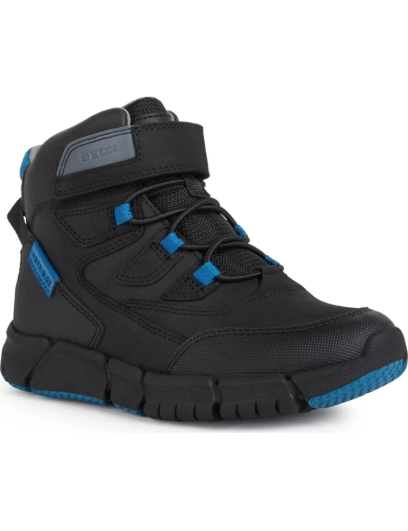 imagem de Geox Preto Botas Meninos Sapatos3