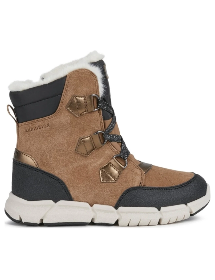 Geox - Geox Brown botas sapatos meninas