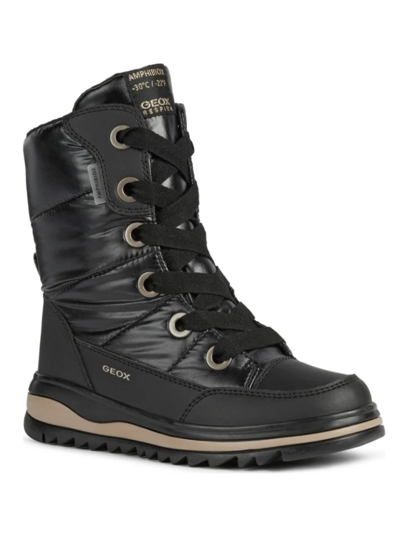 imagem de Geox botas pretas sapatos meninas3