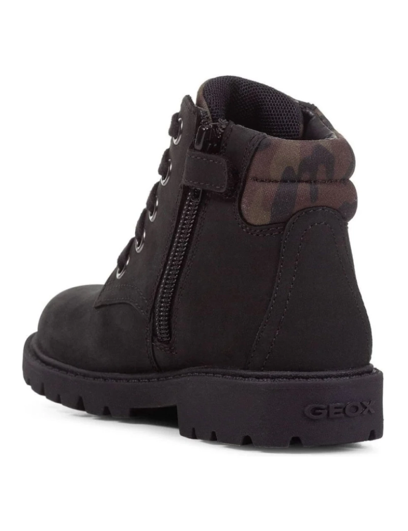 imagem de Geox Preto Botas Meninos Sapatos4