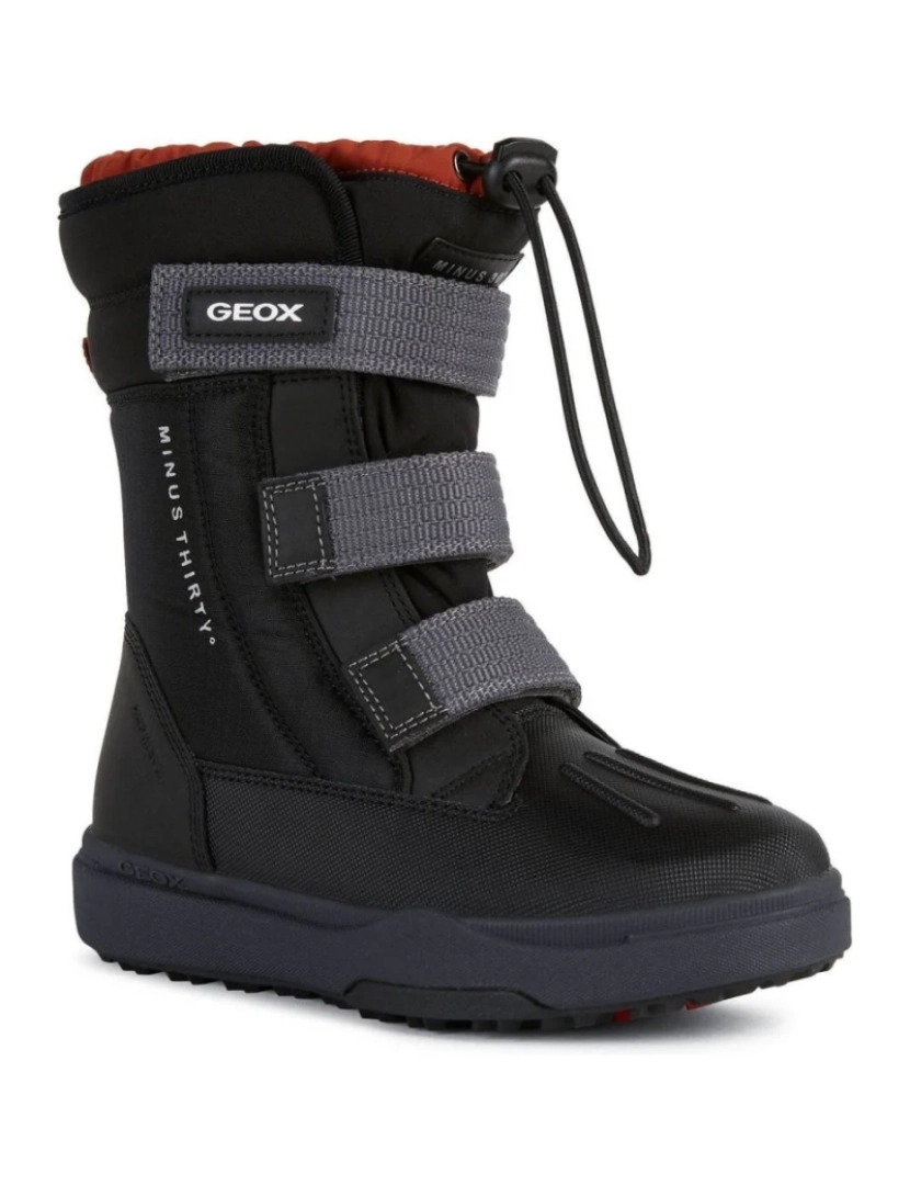 imagem de Geox Preto Botas Meninos Sapatos3