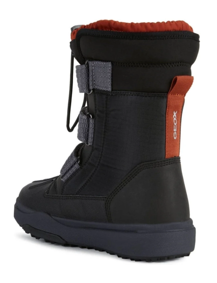 imagem de Geox Preto Botas Meninos Sapatos4