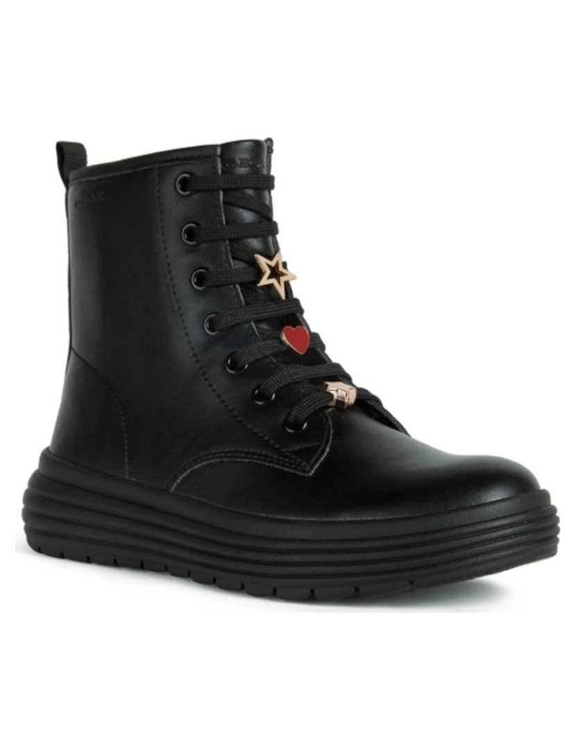 imagem de Geox botas pretas sapatos meninas3