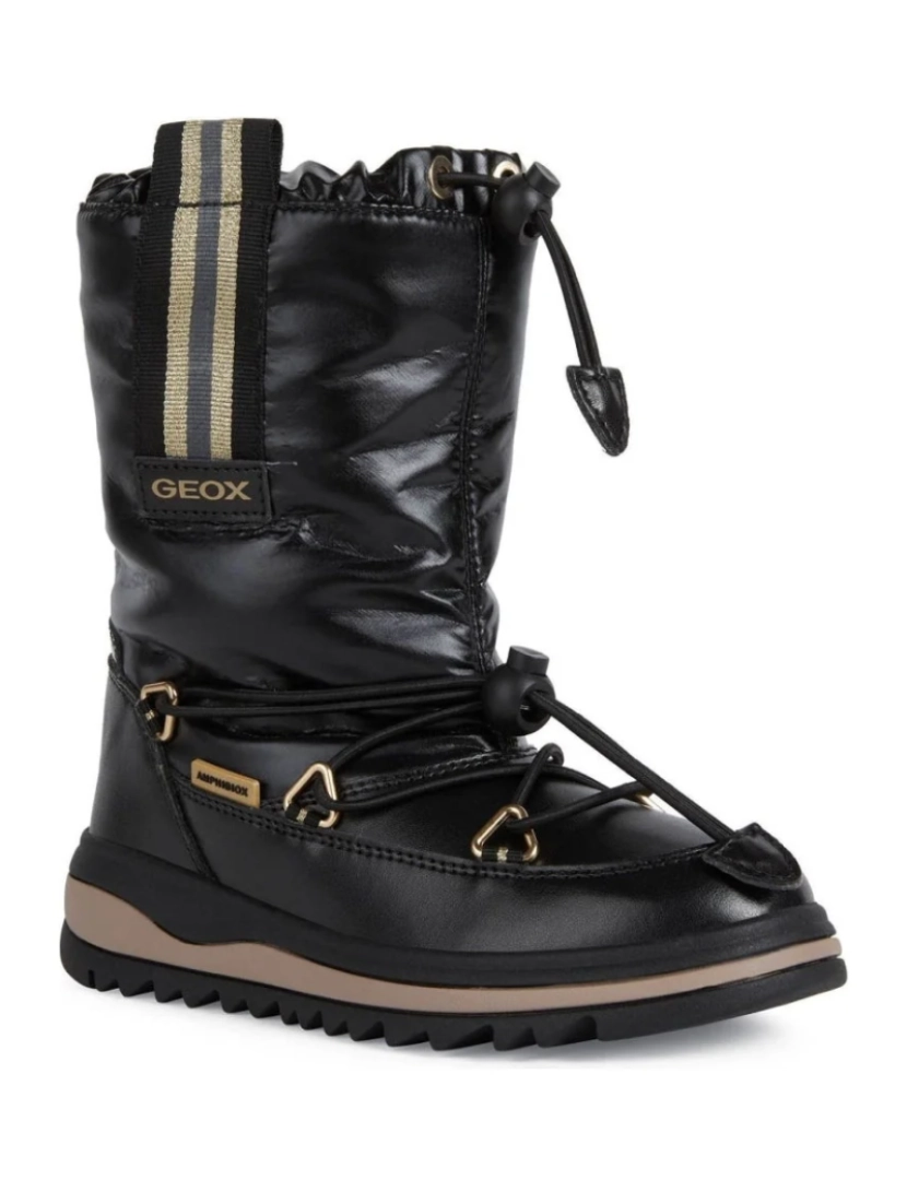 imagem de Geox botas pretas sapatos meninas3