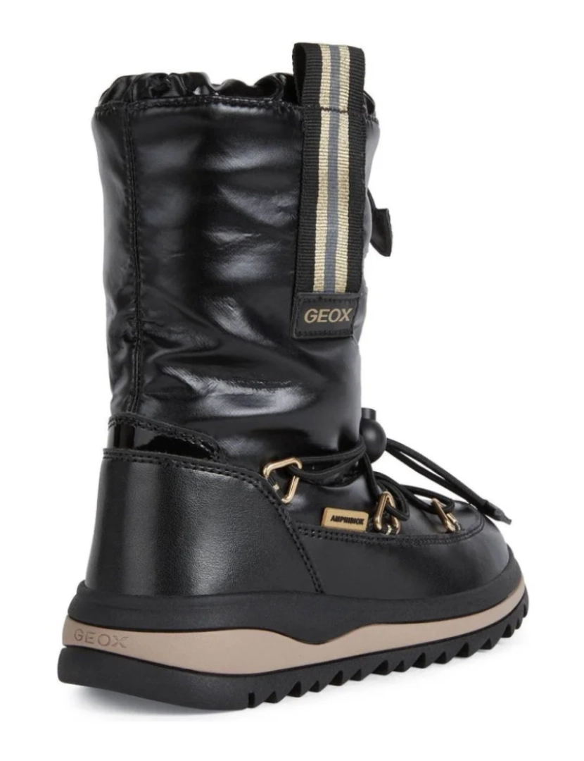 imagem de Geox botas pretas sapatos meninas5