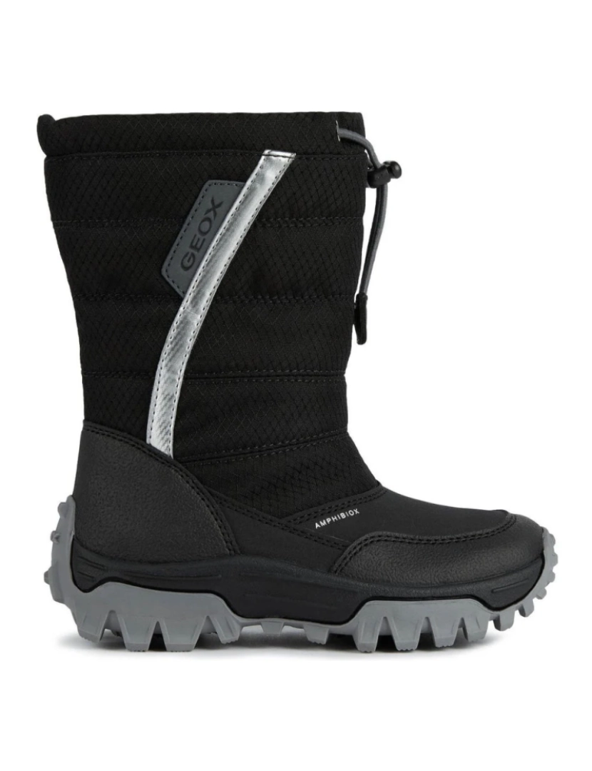 imagem de Geox Preto Botas Meninos Sapatos2