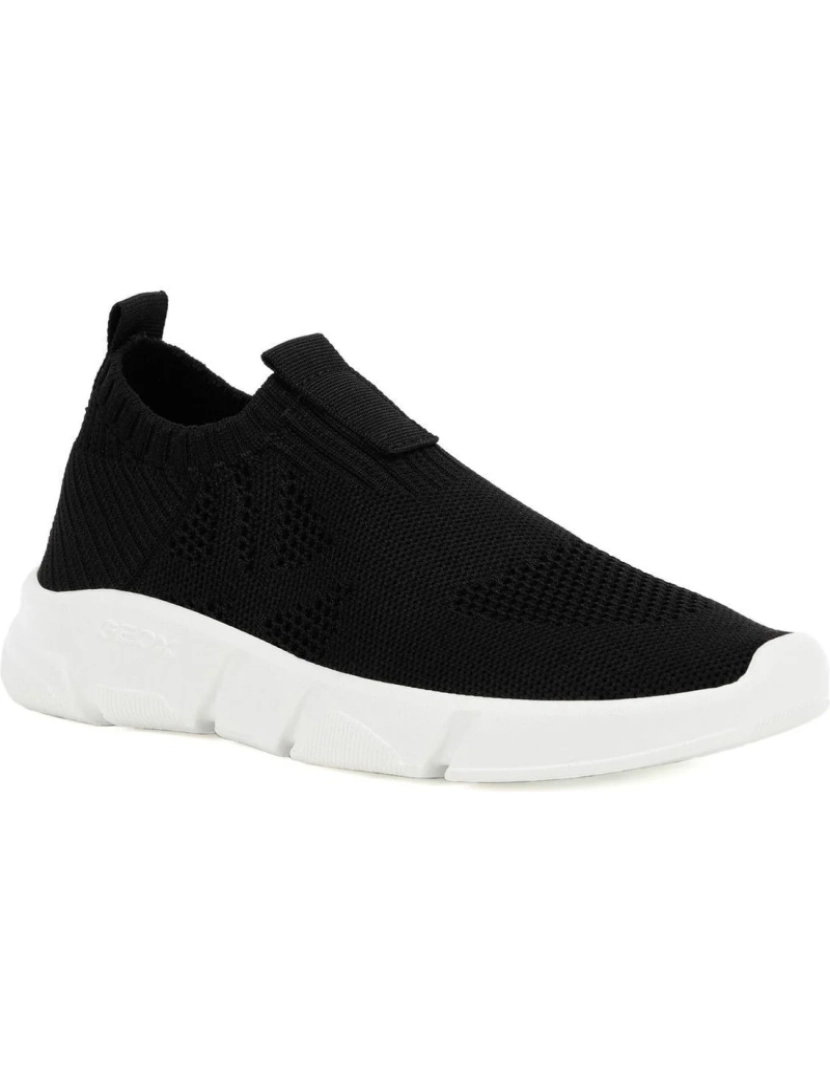 imagem de Geox Black Trainers sapatos de meninos2