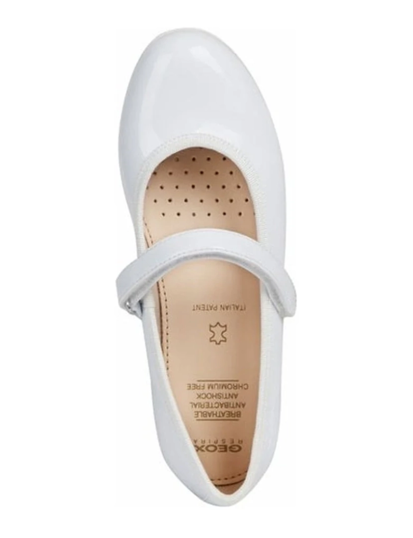 imagem de Geox White Ballerinas sapatos femininos5