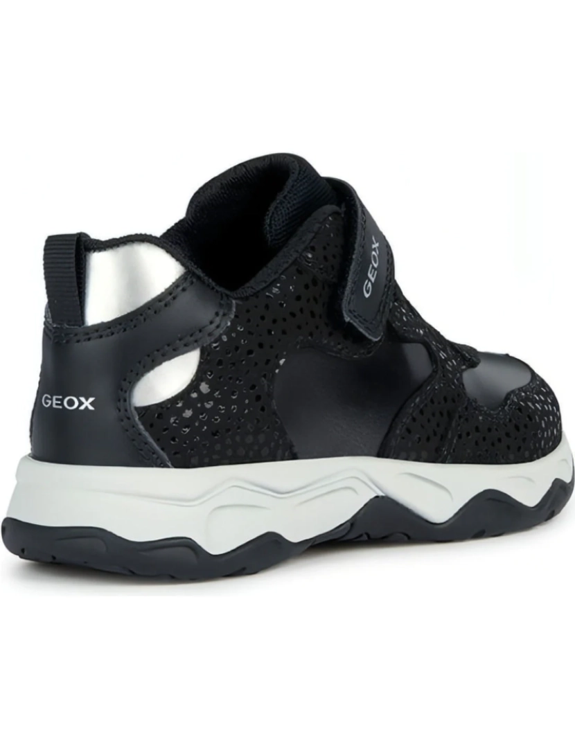 imagem de Geox Black Trainers sapatos femininos3