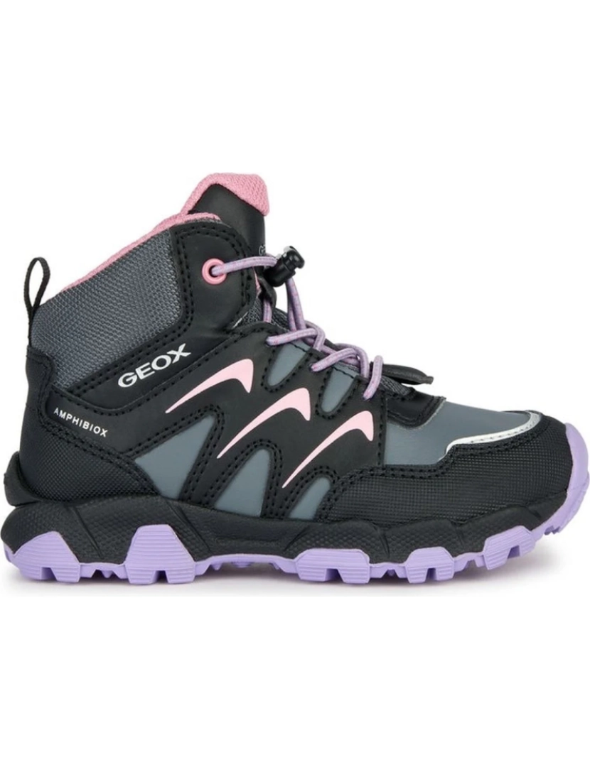 Geox - Geox botas pretas sapatos meninas