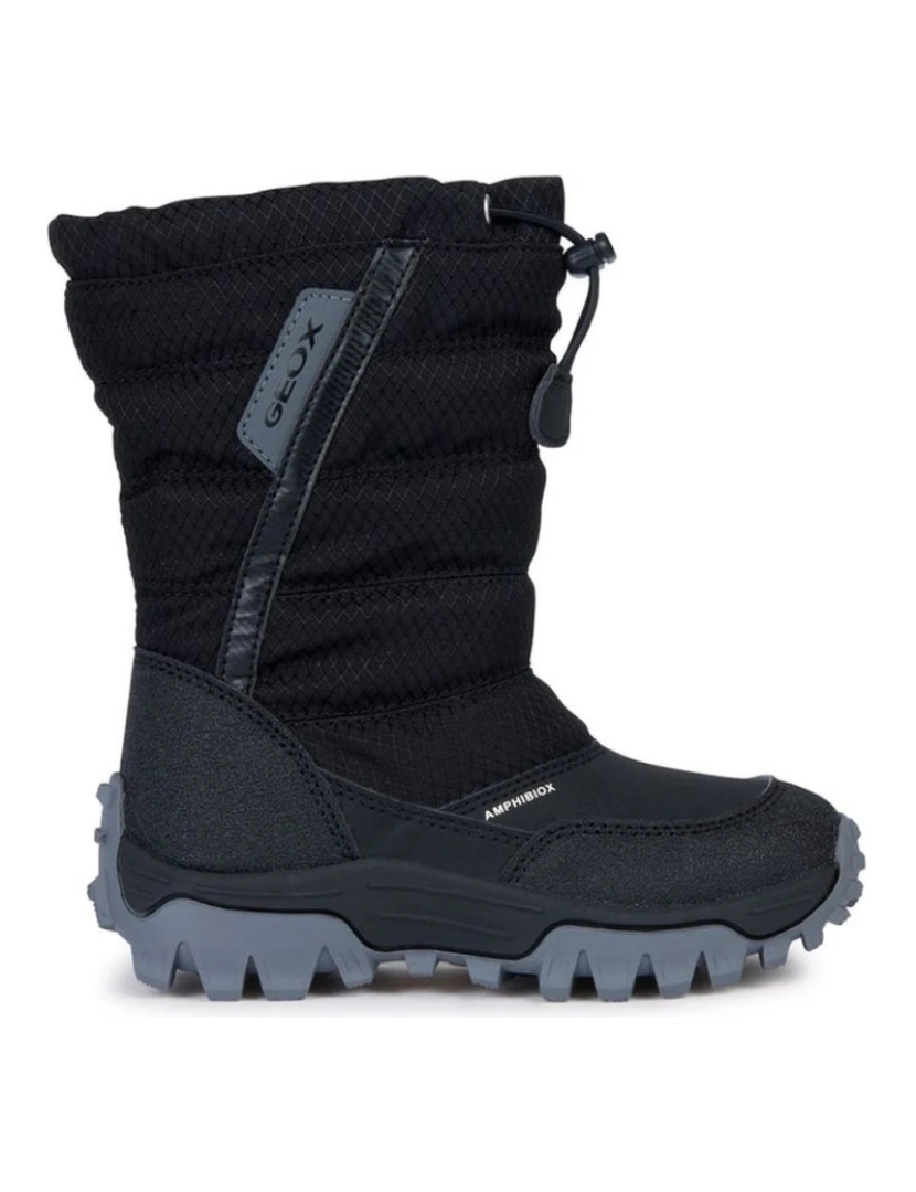 Geox - Geox Preto Botas Meninos Sapatos