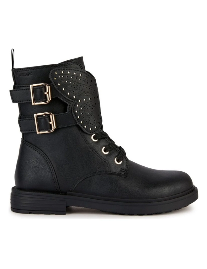 imagem de Geox botas pretas sapatos meninas3