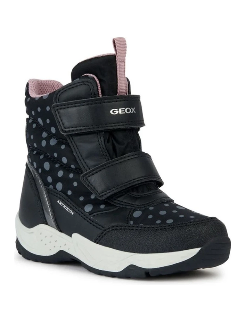 Geox - Geox botas pretas sapatos meninas