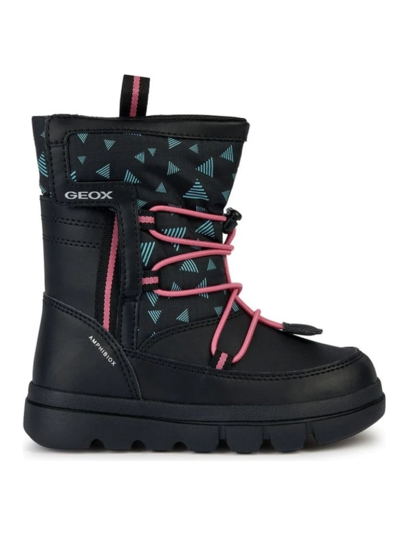 Geox - Geox botas pretas sapatos meninas