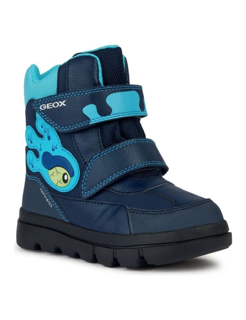 Geox - Geox Blue Booties sapatos de meninos