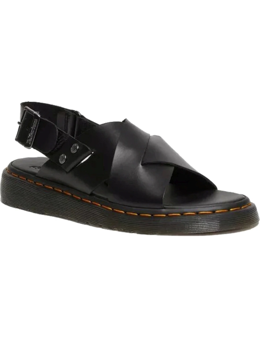 Dr. Martens - Dr. Martens Black Sandals Unisex adultos sapatos